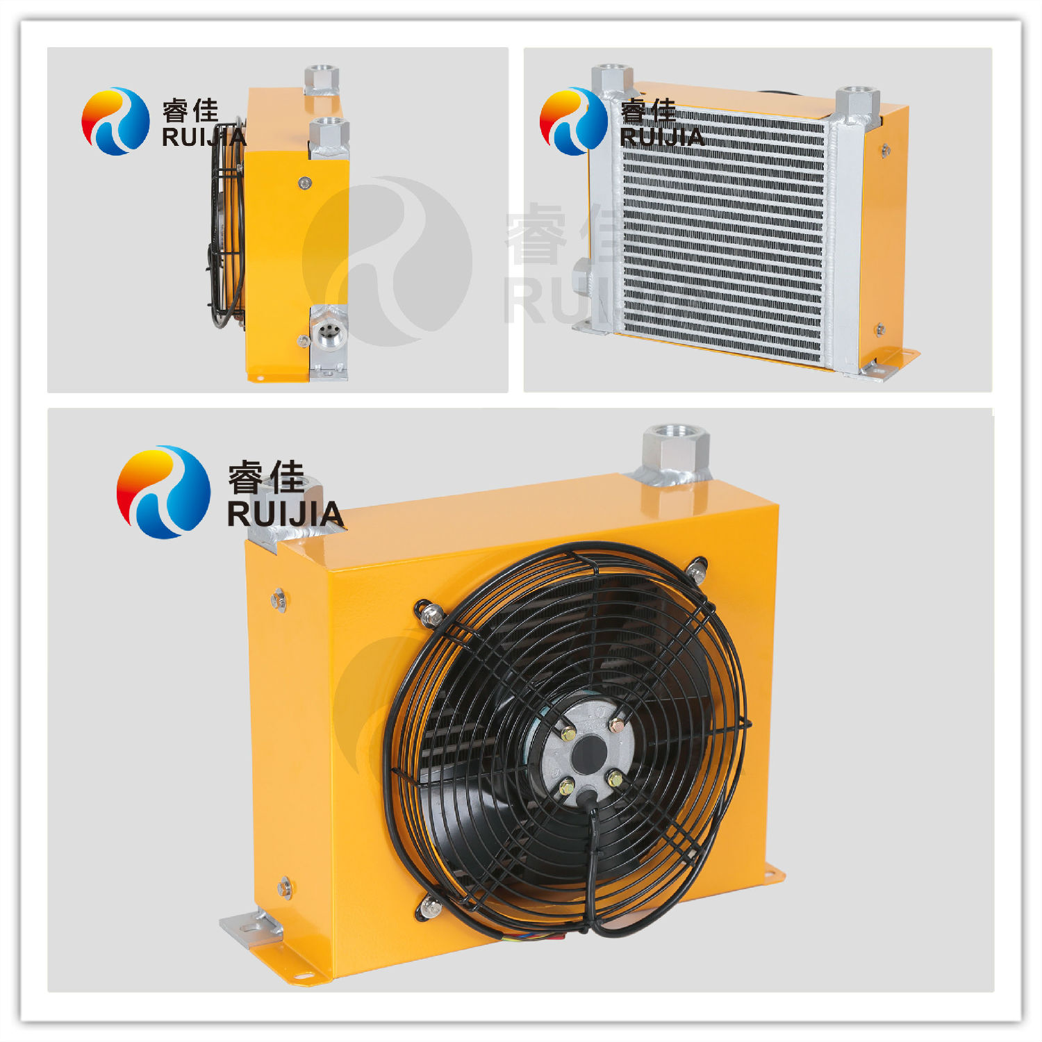 【廠家定做】液壓風(fēng)冷<font color='red'>油散熱器</font>，睿佳有！